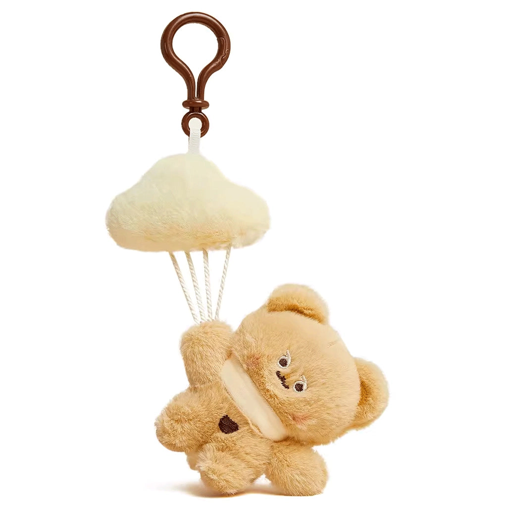 Cloud Balloon Plush Doll Keychain - Unique Design, Perfect for School Bags & Car Pendants