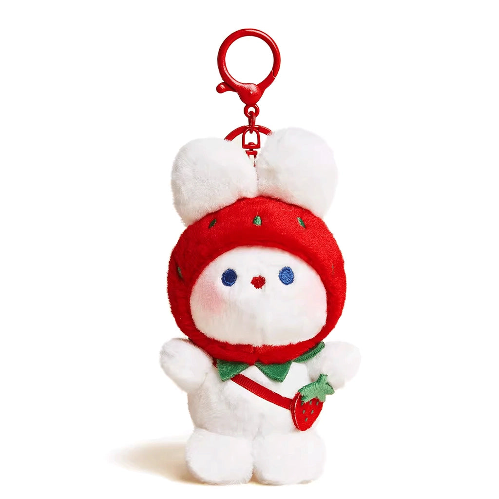 Cute Cartoon Rabbit Plush Doll Pendant - Original Girl-Heart Design for School Bags Gift