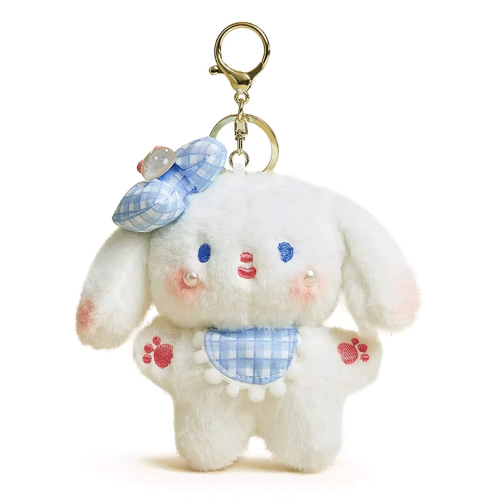 Adorable Bear & Rabbit Plush Keychains - Perfect for School Bags, Car Keys, and Cute Bag Charms