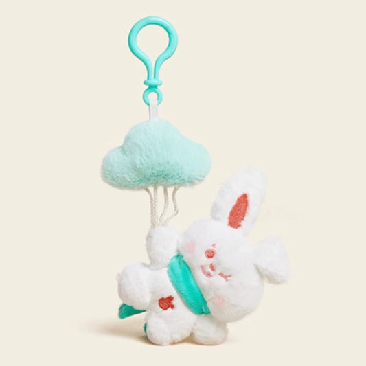 Cloud Balloon Plush Doll Keychain - Unique Design, Perfect for School Bags & Car Pendants