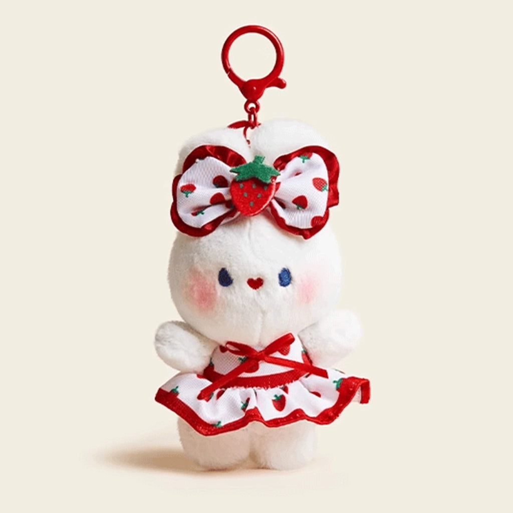 Cute Cartoon Rabbit Plush Doll Pendant - Original Girl-Heart Design for School Bags Gift