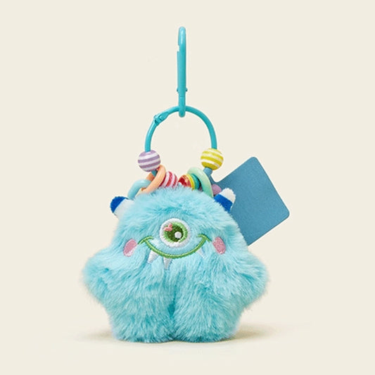 Blue Plush Doll Keychain - Elegant Car Key & Bag Charm, Original High-End Design, Perfect as a Gift 的副本