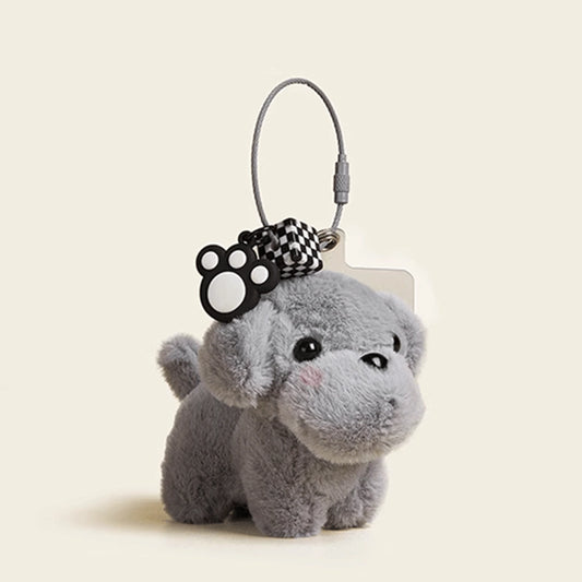 Mini Teacup Dog Plush Pendant - Cute High-End Doll Phone Chain & Mobile Lanyard