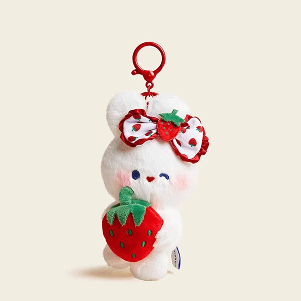 Cute Cartoon Rabbit Plush Doll Pendant - Original Girl-Heart Design for School Bags Gift