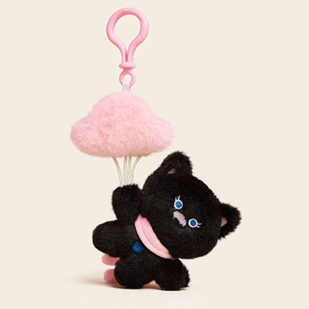 Cloud Balloon Plush Doll Keychain - Unique Design, Perfect for School Bags & Car Pendants