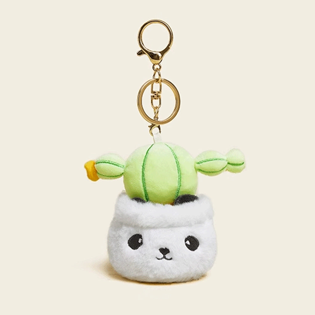 Original design potted series car keychain cute plush doll bag pendant