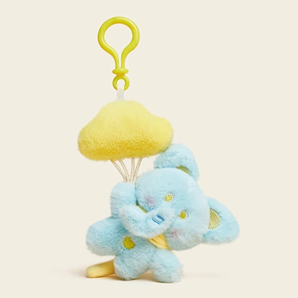 Cloud Balloon Plush Doll Keychain - Unique Design, Perfect for School Bags & Car Pendants