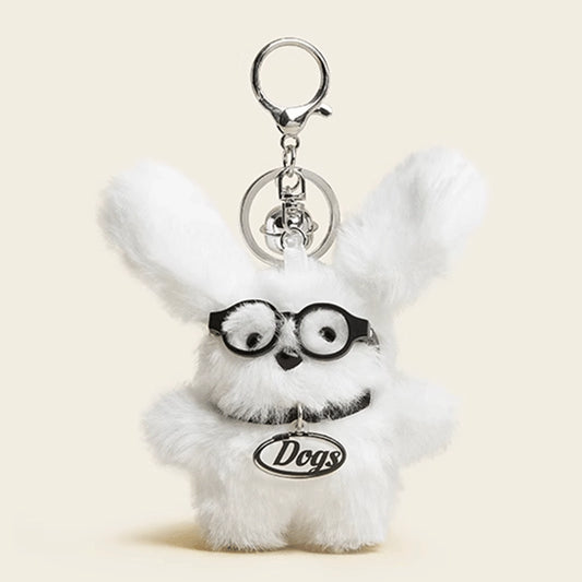 Copy of Charming Milk Puff Puppy Plush Keychain - Cute Cartoon Dog Bag Charm, Ideal Girly Gift