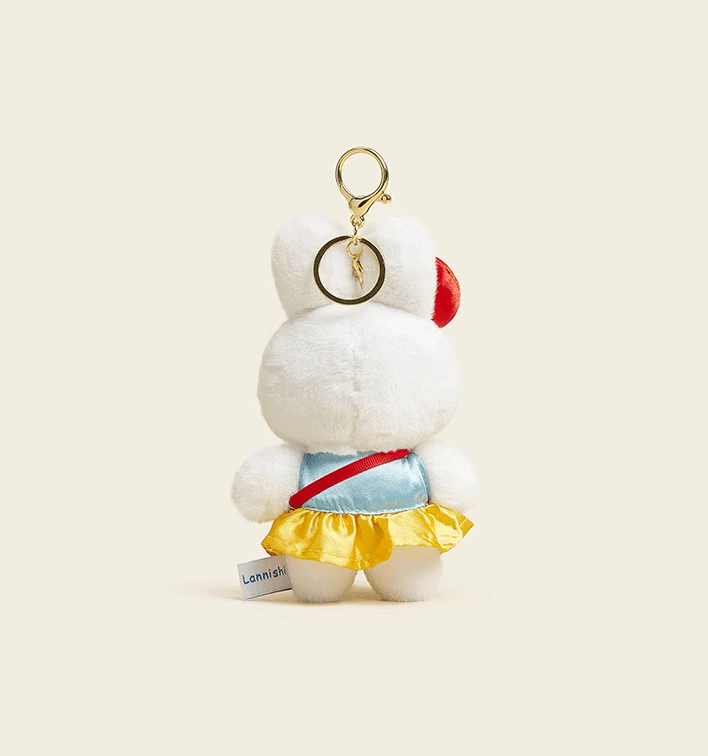 Original design bag pendant cute rabbit plush doll car keychain gift gift