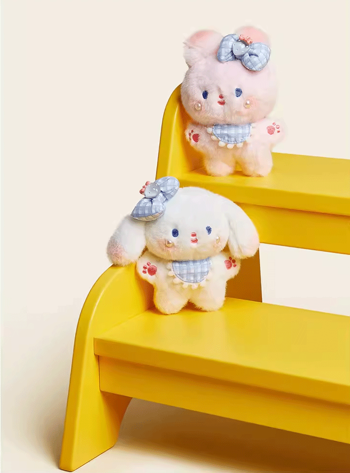 Adorable Bear & Rabbit Plush Keychains - Perfect for School Bags, Car Keys, and Cute Bag Charms