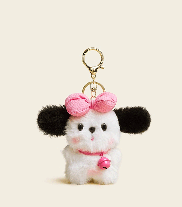 Bow Puppy Bag & Car Pendant - Dopamine-Inspired, Perfect Sister Gift and Keychain